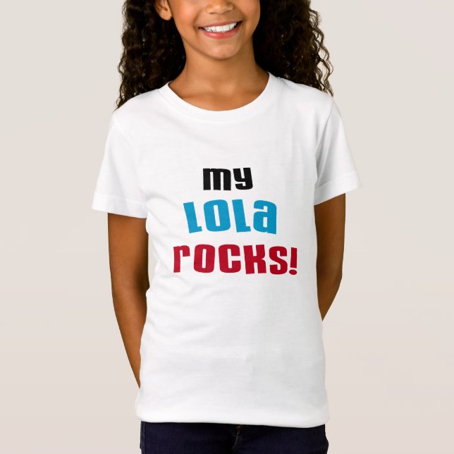 T-shirts et cadeaux My Lola Rocks (Devant)