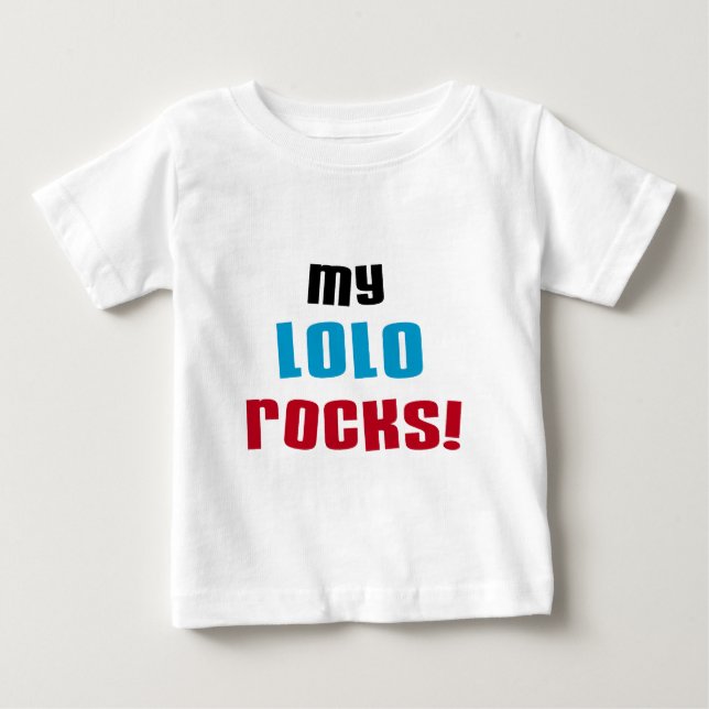 T-shirts et cadeaux My Lolo Rocks (Devant)