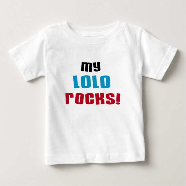 T-shirts et cadeaux My Lolo Rocks (Devant)