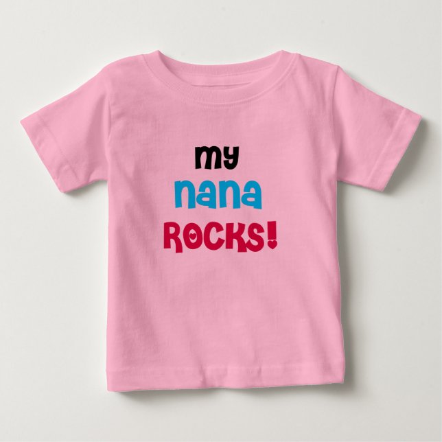 T-shirts et cadeaux My Nana Rocks (Devant)