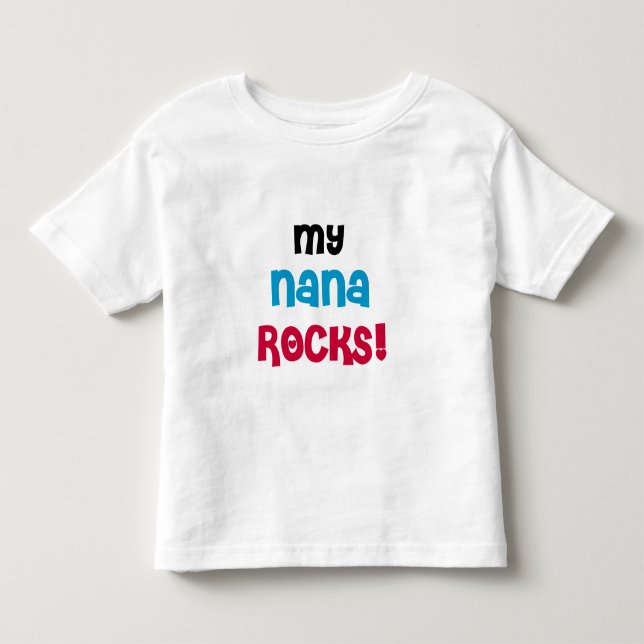 T-shirts et cadeaux My Nana Rocks (Devant)