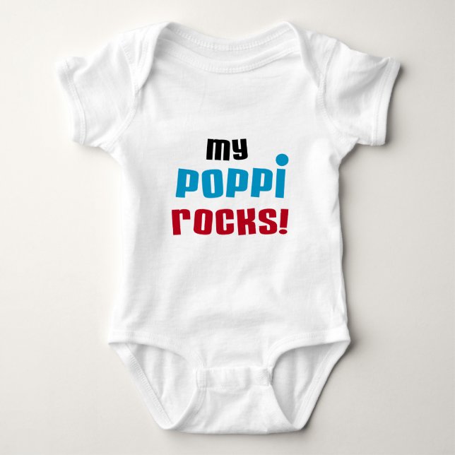 T-shirts et cadeaux My Poppi Rocks (Devant)
