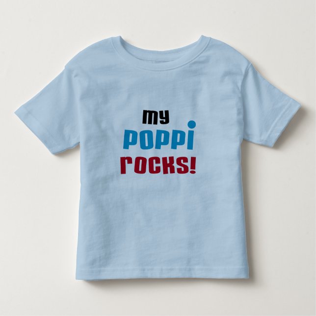T-shirts et cadeaux My Poppi Rocks (Devant)