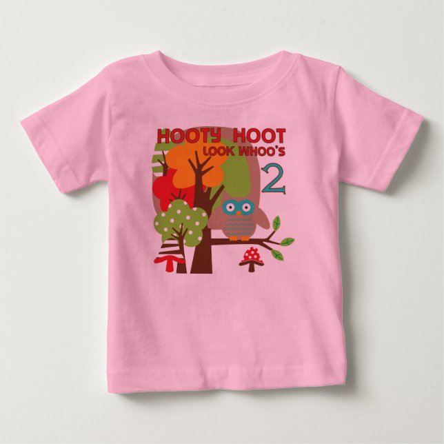 T-shirts et cadeaux Owl 2nd Birthday (Devant)