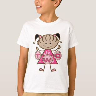 T-shirts et cadeaux pour la petite fille 2e annive