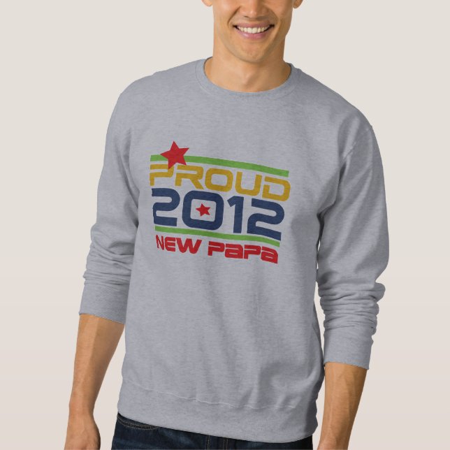 T-shirts et cadeaux Proud New Papa 2012 (Devant)