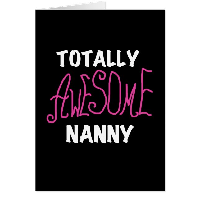 T-shirts et cadeaux rose Nanny absolument géniaux (Devant)