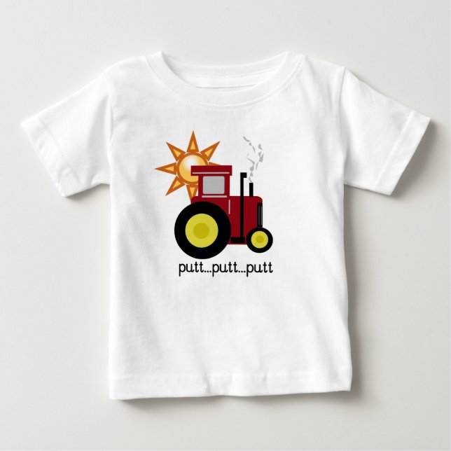 T-shirts et cadeaux rouges de tracteur de ferme (Devant)