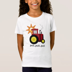 T-shirts et cadeaux rouges de tracteur de ferme