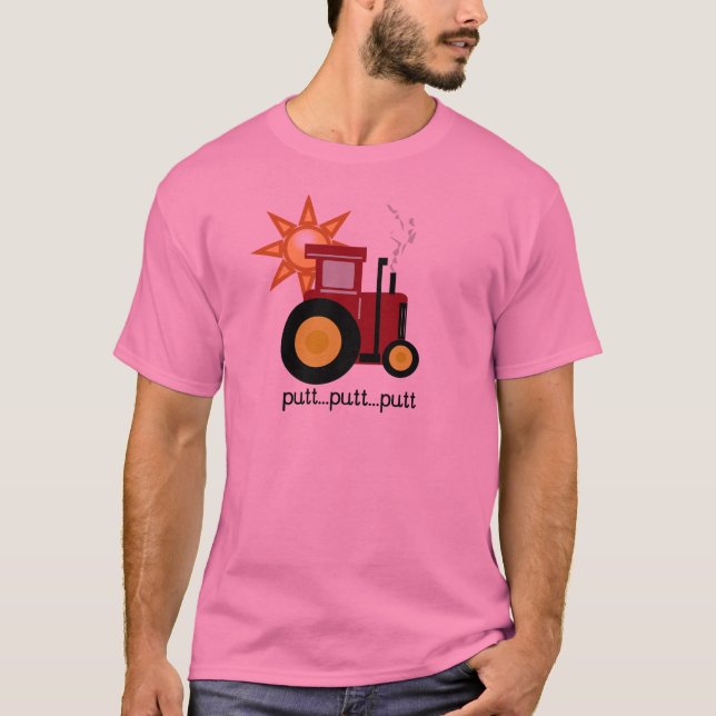 T-shirts et cadeaux rouges de tracteur de ferme (Devant)