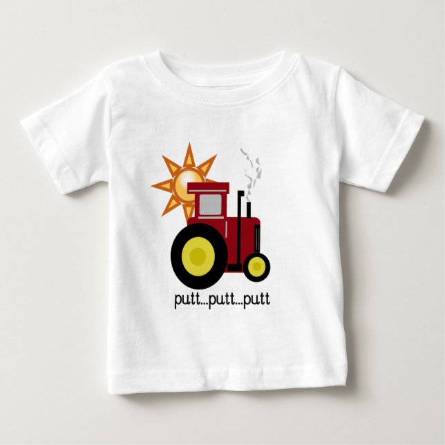 T-shirts et cadeaux rouges de tracteur de ferme (Devant)