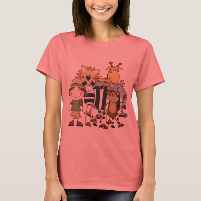 T-shirts et cadeaux Safari Girl (Devant)