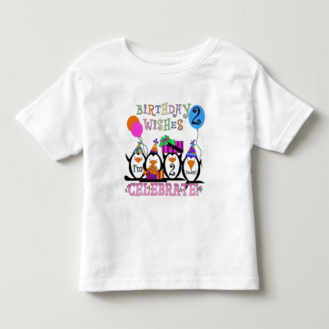 T-shirts et cadeaux Silly Penguins 2e anniversaire (Devant)