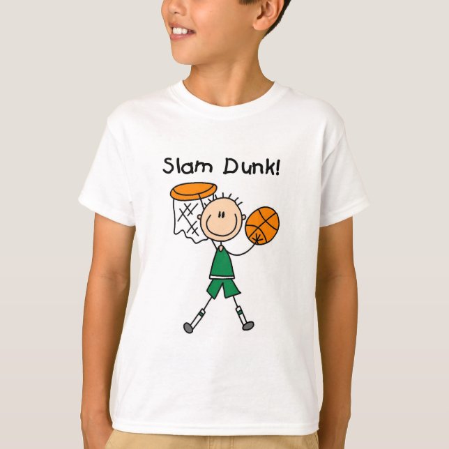 T-shirts et cadeaux Slam Dunk de basket-ball (Devant)