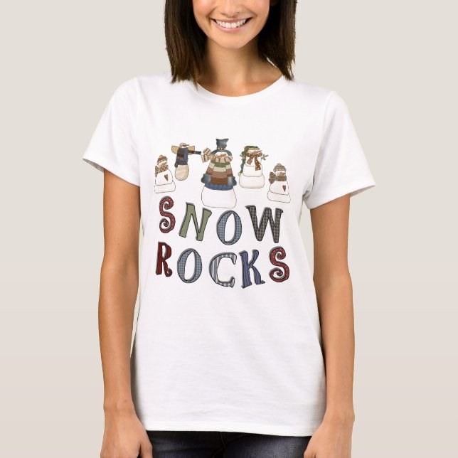 T-shirts et cadeaux Snow Rocks (Devant)