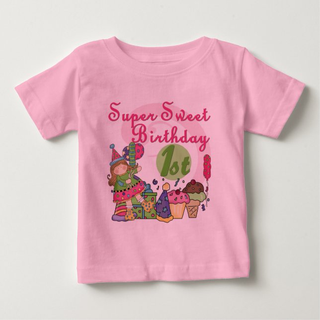 T-shirts et cadeaux Super Sweet 1er anniversaire (Devant)