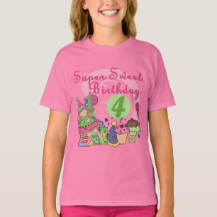 T-shirts et cadeaux Super Sweet 4e anniversaire