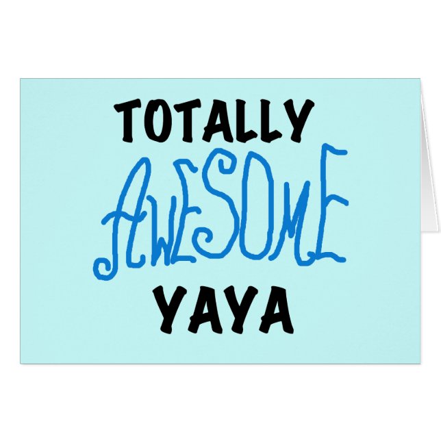 T-shirts et cadeaux Yaya totalement géniaux (Devant Horizontal)