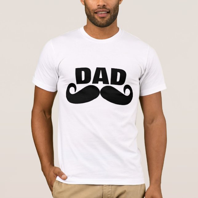 T-shirts et chemises de papa de moustache (Devant)