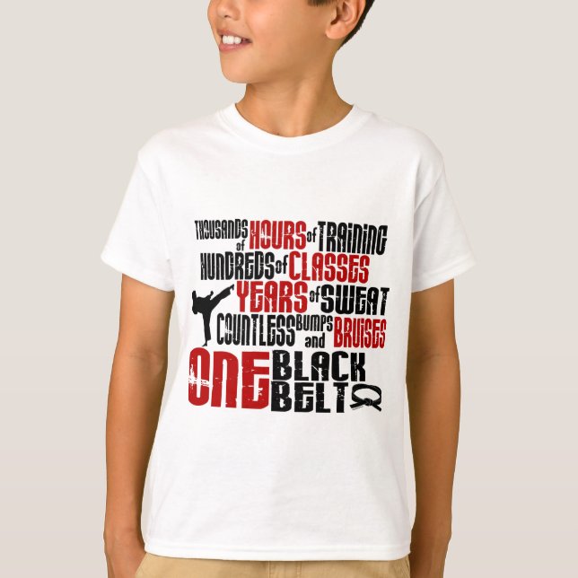 T-SHIRTS et HABILLEMENT d'UN KARATÉ de la ceinture (Devant)