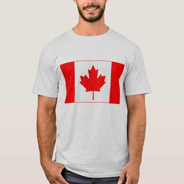 T-shirts et produits canadiens de drapeau (Devant)
