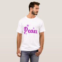 T-shirts famille correspondants - Paix