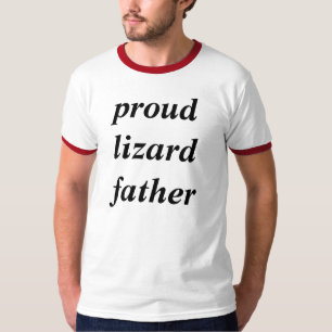T-shirts fiers de père de lézard