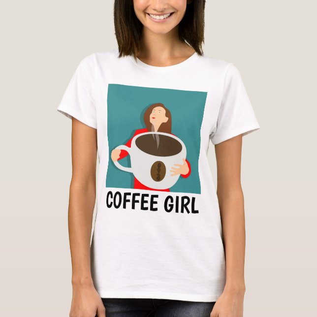 T-shirts FILLES AU CAFÉ (Devant)