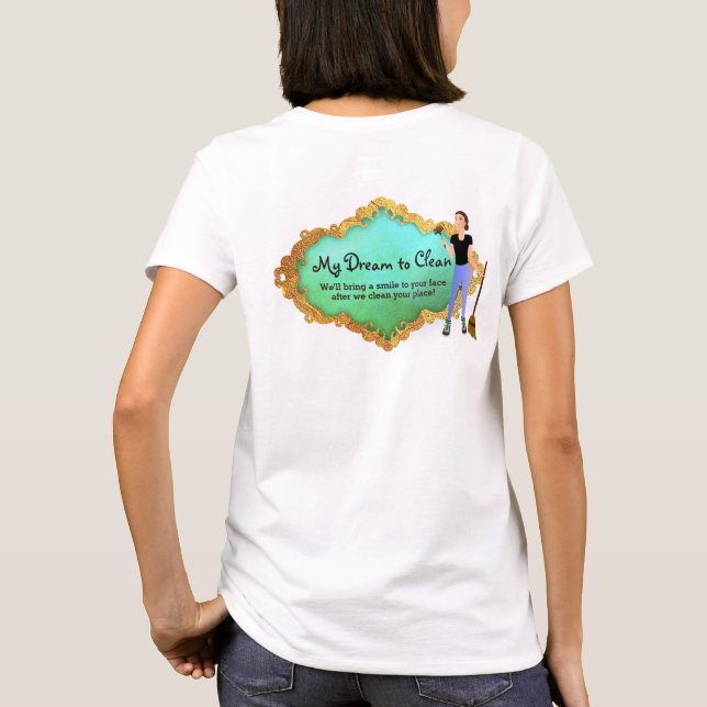 T-Shirts für Hausreinigung (Rückseite)