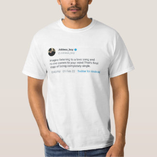 T-Shirts für Männer getweetet