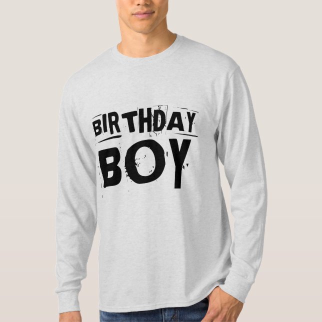 T-SHIRTS GARÇONS D'ANNIVERSAIRE (Devant)