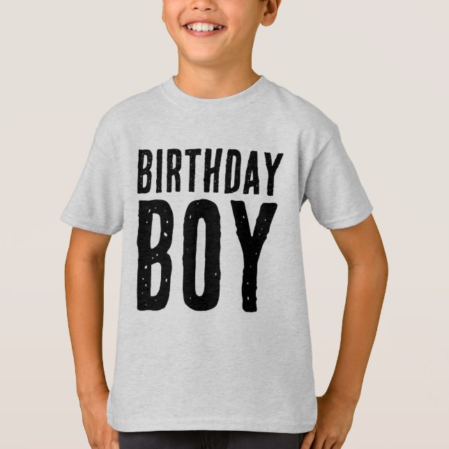 T-SHIRTS GARÇONS D'ANNIVERSAIRE (Devant)