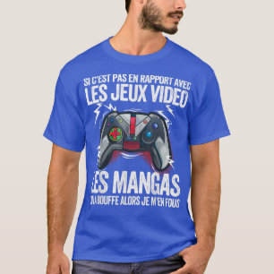 T-Shirts Geek de jeu pour hommes Gamer Cadeaux Vid