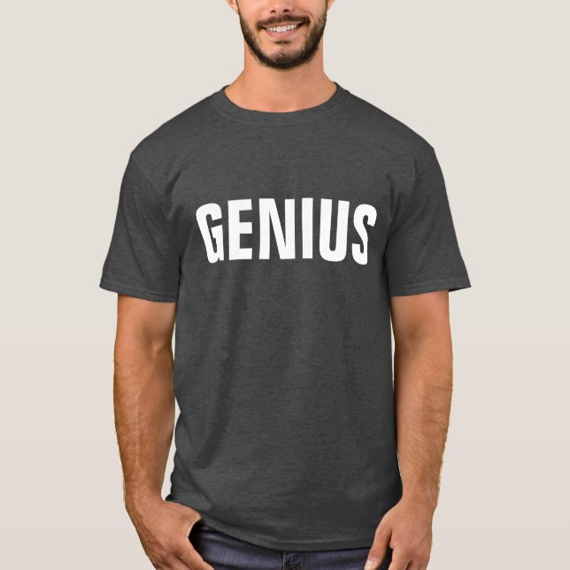 T-shirts GENIUS (Devant)