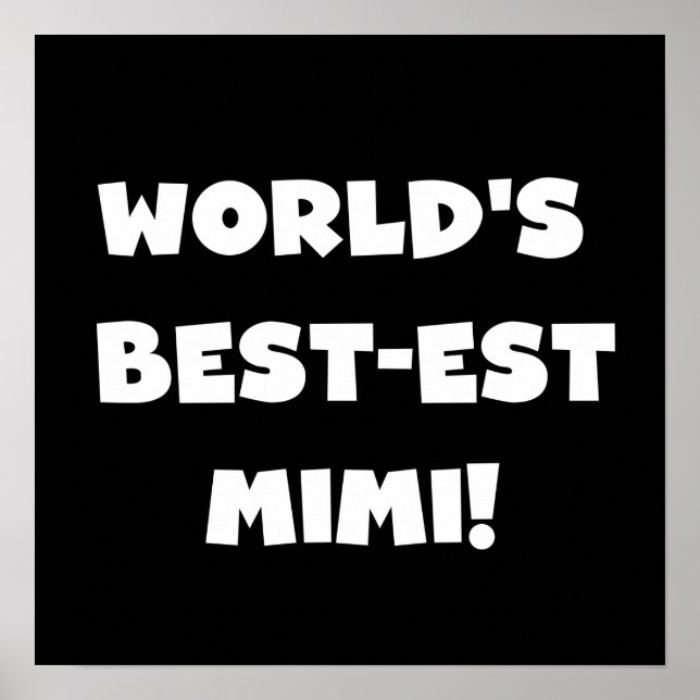 T-Shirts Geschenke des Gut-est der Welt weiße Text Poster (Vorne)
