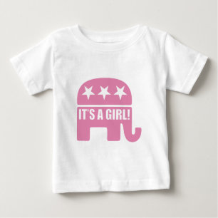 T-shirts GOP "C'est une fille" Toddler