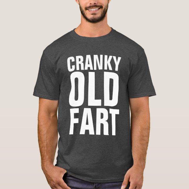 T-shirts GRANDPA, VIEUX ET CRANKY (Devant)