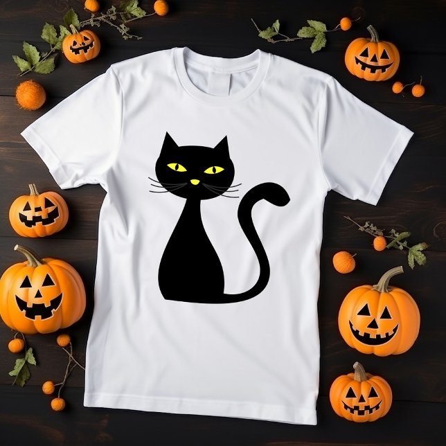 T-shirts Halloween Chat Noir (Créateur téléchargé)