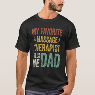 T-shirts Homme Mon Thérapeute de Massage Préféré M