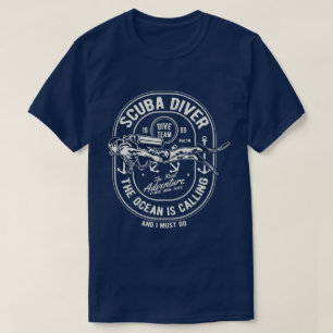 T-shirts hommes de plongée