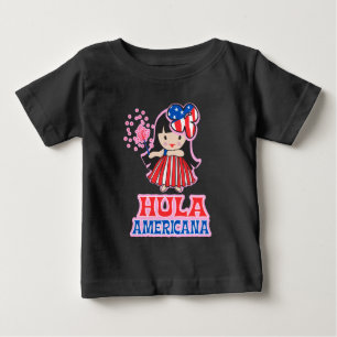 T-shirts Hula Americana pour nourrissons et jeunes