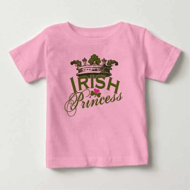 T-shirts irlandais Princess Infant (Devant)