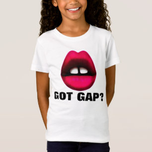 T-shirts JAUNES FILLES DE FILLES DENTS