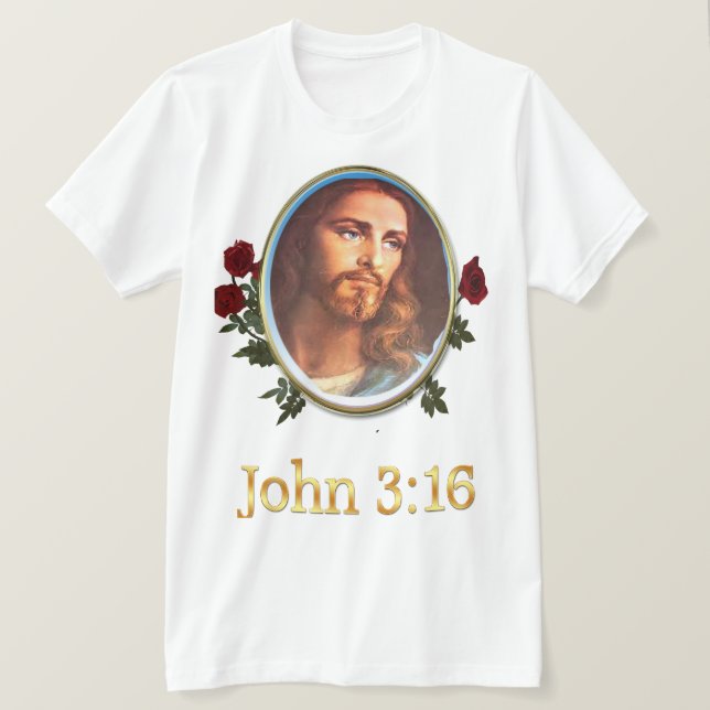 T-shirts John 3:16 (Design devant)