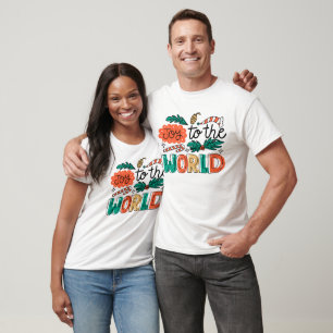 T-Shirts Joy to the World Frohe Weihnachten