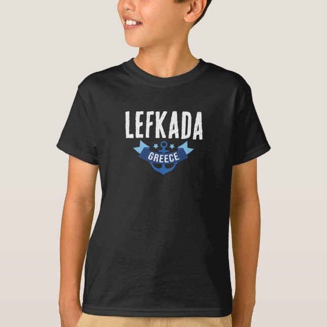 T-shirts Lefkada Greece pour enfants (Devant)