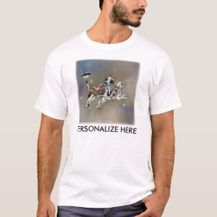 T-shirts légers pour hommes - Chats de carrousel S