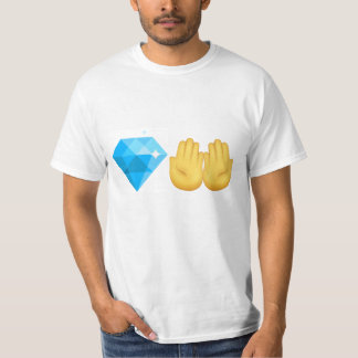 T-shirts mains en diamant