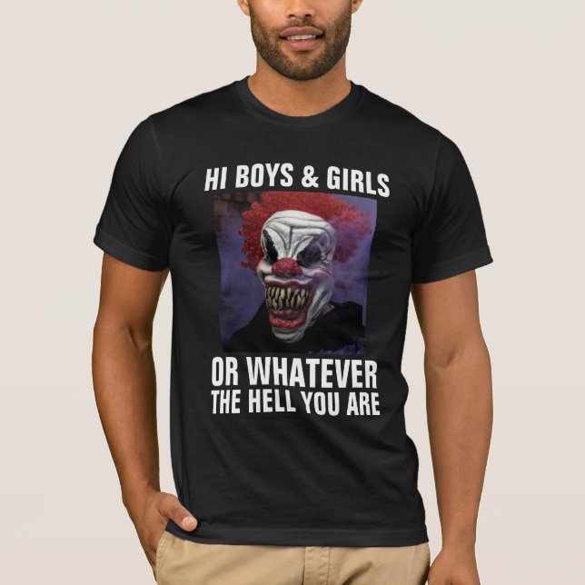 T-SHIRTS MAL CLOWN (Devant)