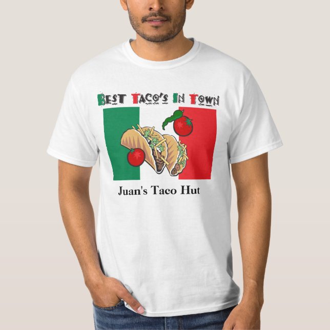 T-shirts mexicains de restaurant (Devant)